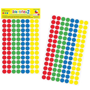 Identifica2 - Círculos-Puntos planchables - Diferencia calcetines - Sábanas - Toallas - Marca2