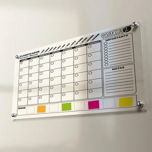 Pizarra Organiza2 | Planner Semanal y Mensual para Equipos, Oficinas y Proyectos - Marca2