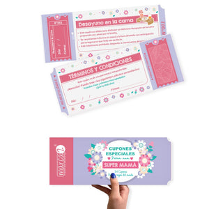 Cuponera Super mamá. - Marca2