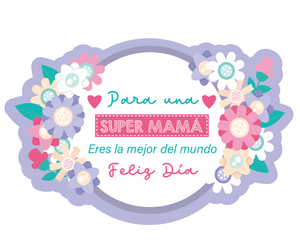 Set Regalo: Día de la Mamá: Cuponera Super mamá y vaso térmico personalizado. - Marca2