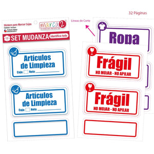 Stickers Set Mudanza - Marca2