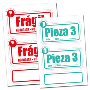 Stickers Set Mudanza - Marca2