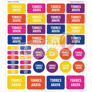 Stickers Temáticos Personalizados – Pack de 40 | Nuevos Diseños - Marca2