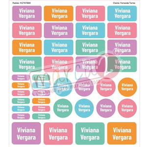 Stickers Temáticos Personalizados – Pack de 40 | Nuevos Diseños - Marca2