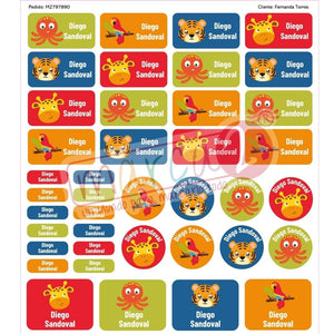 Stickers Temáticos Personalizados – Pack de 40 | Nuevos Diseños - Marca2