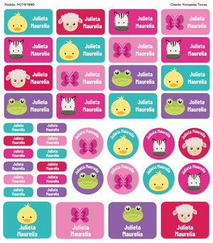 Stickers Temáticos Personalizados – Pack de 40 | Nuevos Diseños - Marca2