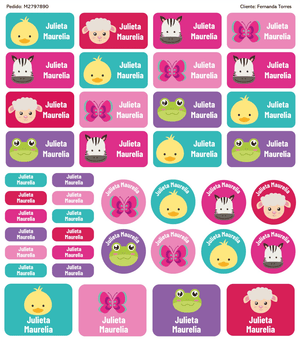 Stickers Temáticos Personalizados – Pack de 40 | Nuevos Diseños - Marca2