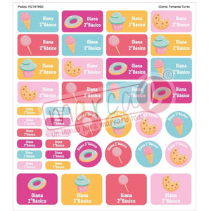 Stickers Temáticos Personalizados – Pack de 40 | Nuevos Diseños - Marca2