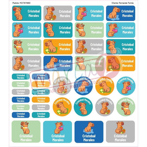 Stickers Temáticos Personalizados – Pack de 40 | Nuevos Diseños - Marca2