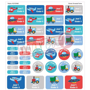 Stickers Temáticos Personalizados – Pack de 40 | Nuevos Diseños - Marca2