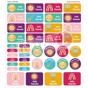 Stickers Temáticos Personalizados – Pack de 40 | Nuevos Diseños - Marca2