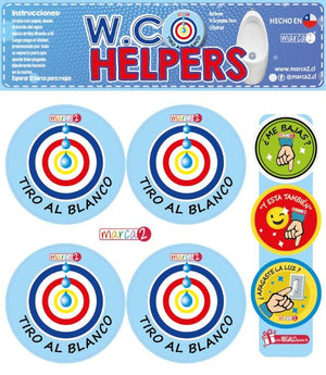 WC Helpers: Tiro al blanco. Baño - Marca2