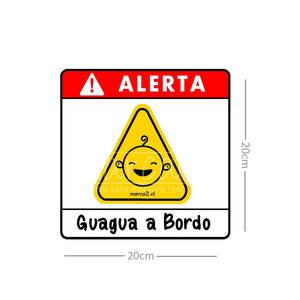 Autos Marca2: Alerta, guagua o guaguas a bordo - Marca2