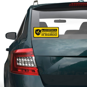 Autos Marca2: Aviso de Láminas de seguridad - Marca2