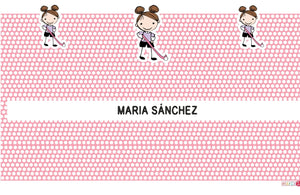 Botella de acero inox. con tapa y doble seguro. Personalizable: Infantil - Marca2