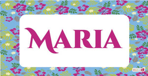 Diseño Hawaii. Cuadritos infantiles personalizados.  Medida: 30 x 15 cm.  Cuadritos con diferentes diseños para decorar dormitorios, salitas y puertas de niños, niñas y adolescentes. Son de material rigido y muy duradero. Marca2 desde 2011. Enviamos a todo Chile.