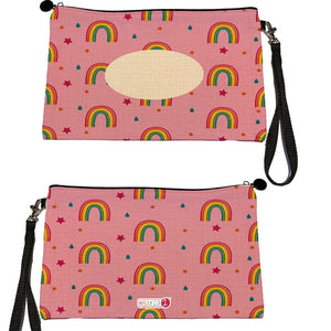 Estuche + Lanyard diseño: Arcoiris - Marca2
