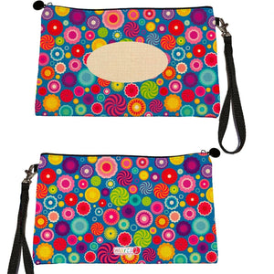 Estuche + Lanyard diseño: Candy - Marca2