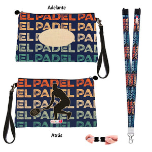 Estuche + Lanyard diseño: El Pádel - Marca2