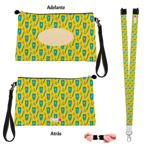 Estuche + Lanyard diseño: Limpieza Dental - Marca2