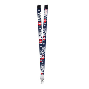 Estuche + Lanyard diseño: Pádel - Marca2