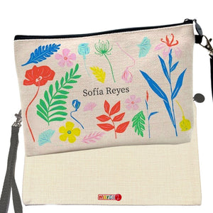 Estuche personalizado: Flores Grandes - Marca2