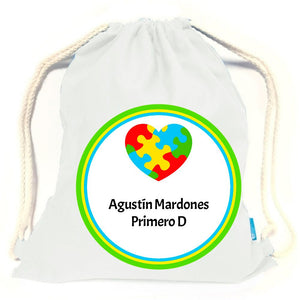 Mochila impermeable. Color Blanco. - Marca2