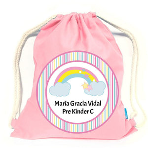 Mochila impermeable. Color Rosado. - Marca2