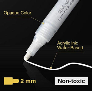 Plumón Blanco acrilico - Marca2