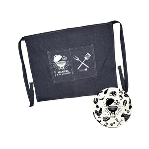 Set Regalo Cumpleaños: Diseño Parrillero premium: Personalizado - Marca2