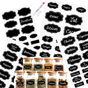 Stickers para la Cocina 74 unidades - Marca2