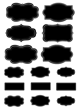 Stickers para la Cocina 74 unidades - Marca2