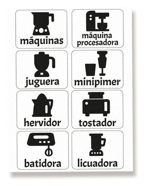 Stickers para organizar la COCINA - Marca2