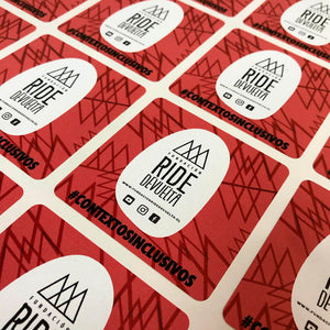 Stickers Troquelados por cantidad - Corte Irregular - Marca2