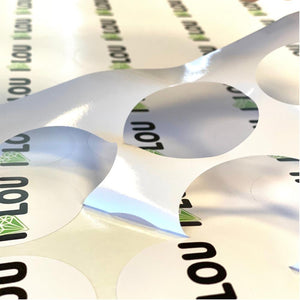 Stickers Troquelados por cantidad - Corte Irregular - Marca2