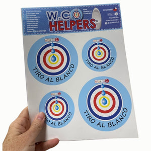 WC Helpers: Tiro al blanco. Baño - Marca2