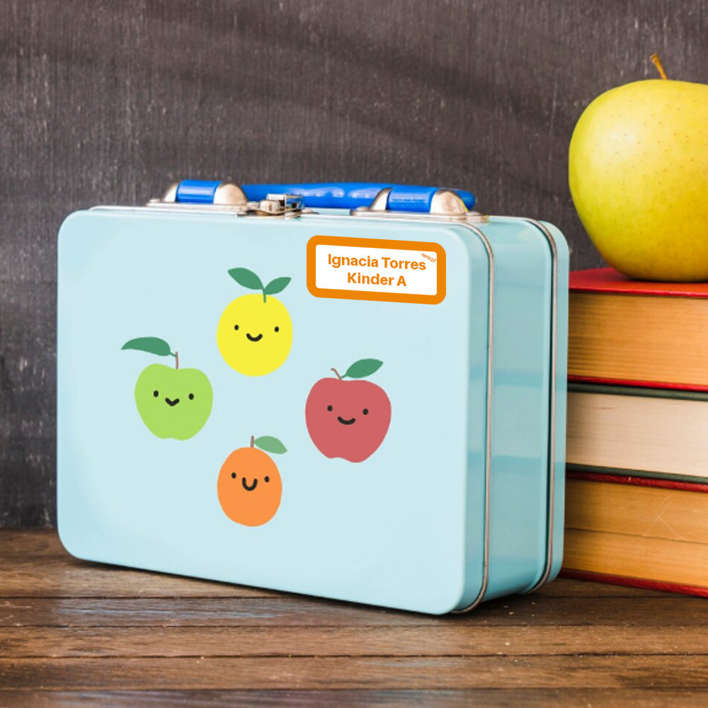 Stickers personalizados de 3 tamaños -  Borde color.