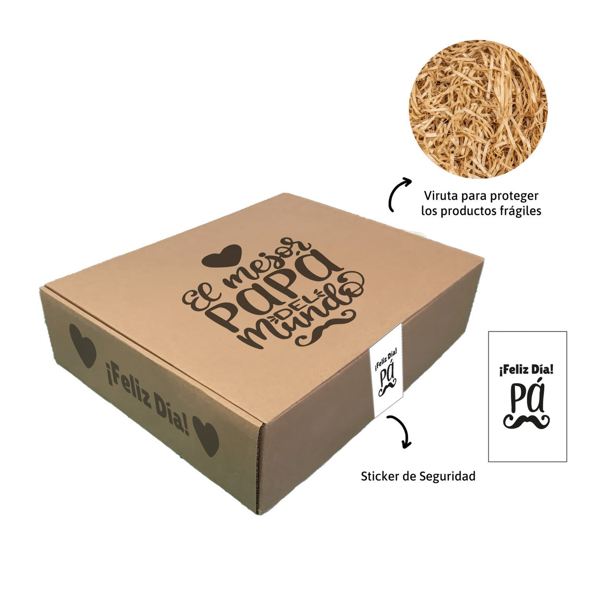 Caja Personalizada🎁 Para Papá 🖤🏆 - Marca2