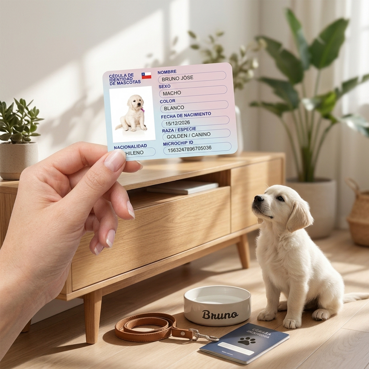 Carnet de Identidad Personalizado para Mascotas — Formato Tarjeta 🐾