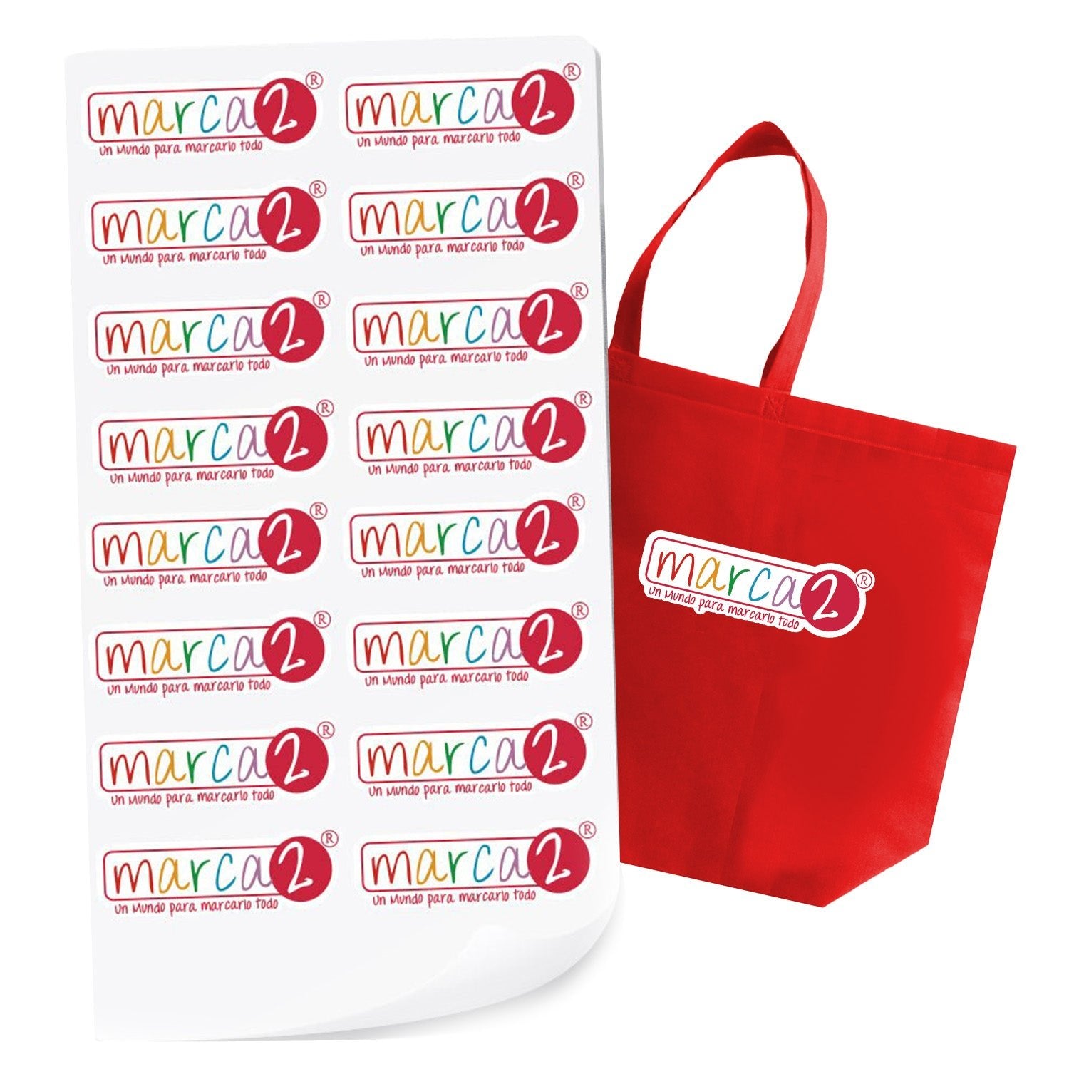 Etiquetas termoadhesivas DTF Textil - Marca2