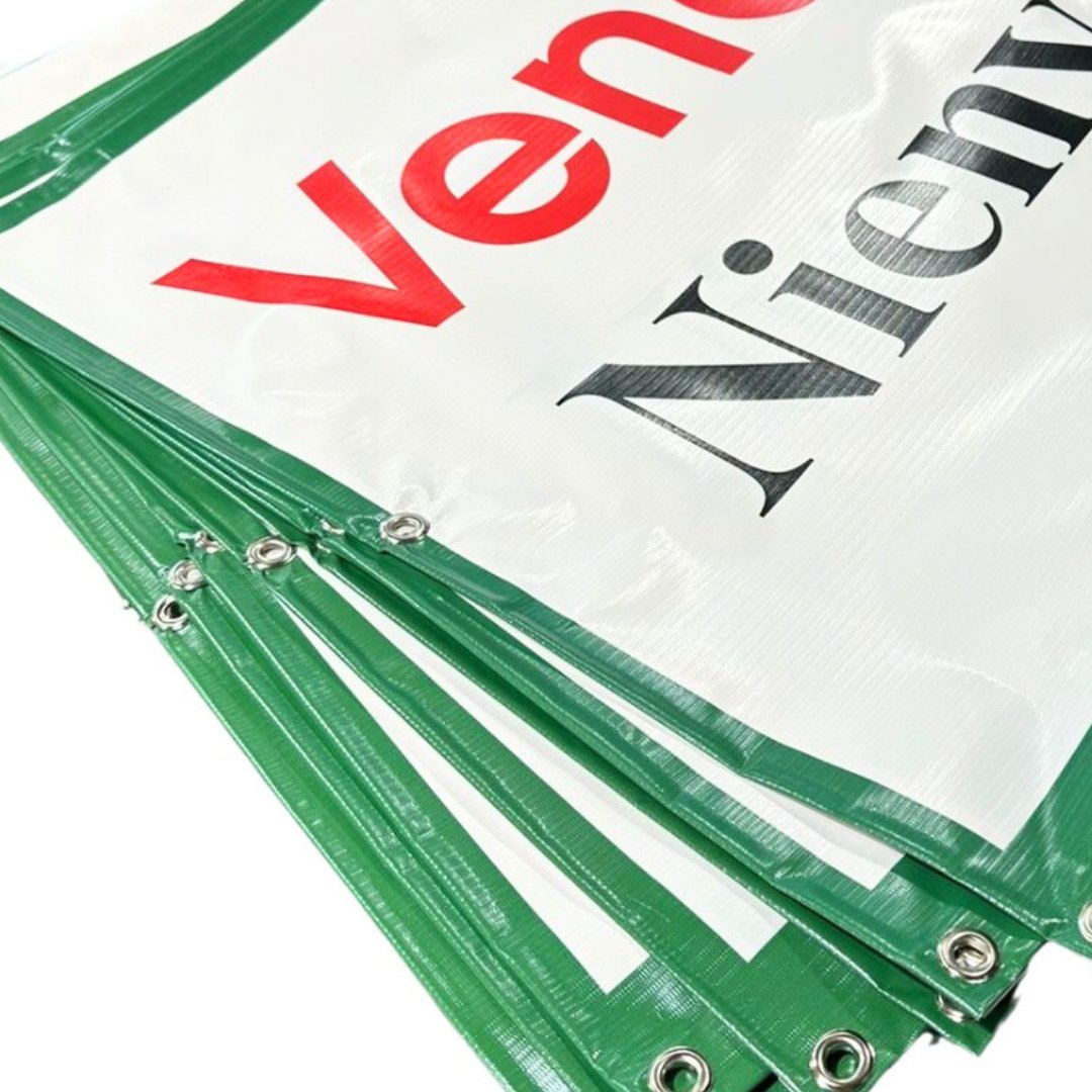 Letrero publicitario ojetillos: Venta arriendo - Marca2