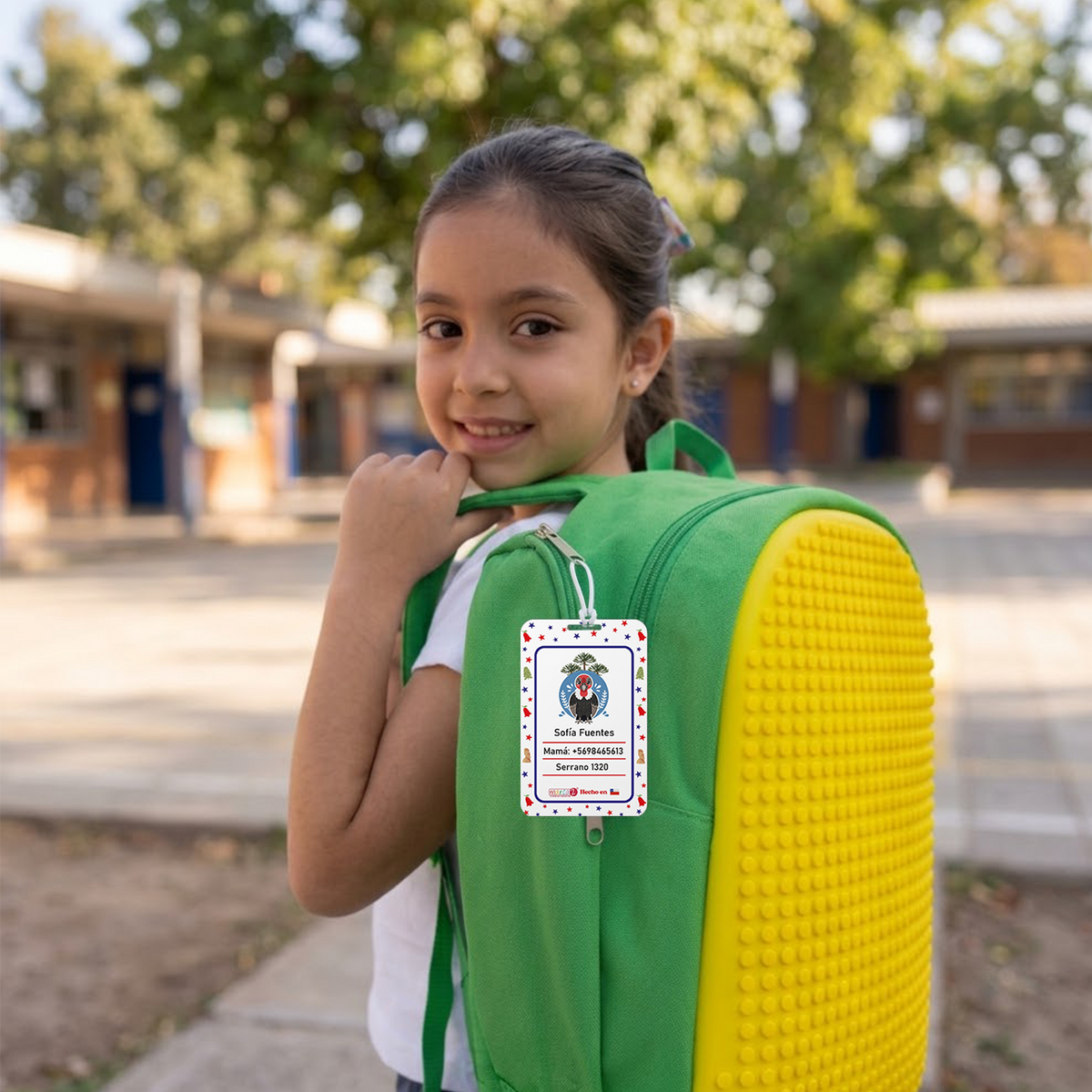 Identificador de Mochila Personalizado — Fauna Chilena 🇨🇱🐾