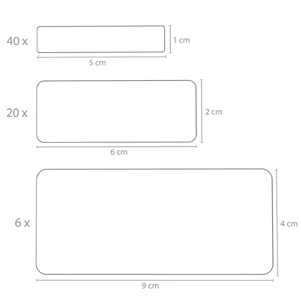 Para rellenar / No personalizado: Stickers de 3 tamaños - Ed. limitada - Marca2