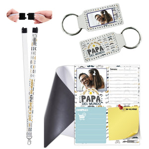 Set Regalo: Eres el Mejor papá del mundo: Diseños + foto - Marca2