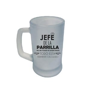 Set Regalo: Papá en la parrilla :Diseño Parrillero frases: Personalizado - Marca2