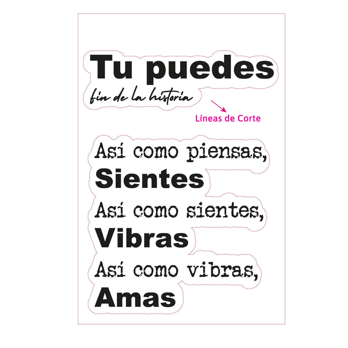 Stickers Motiva2: Lo que necesitabas escuchar hoy - Marca2