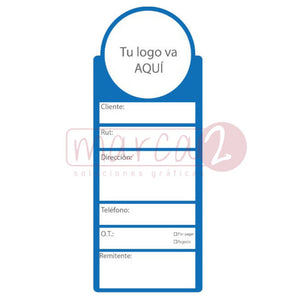 Stickers para anotar datos de envío de productos. - Marca2