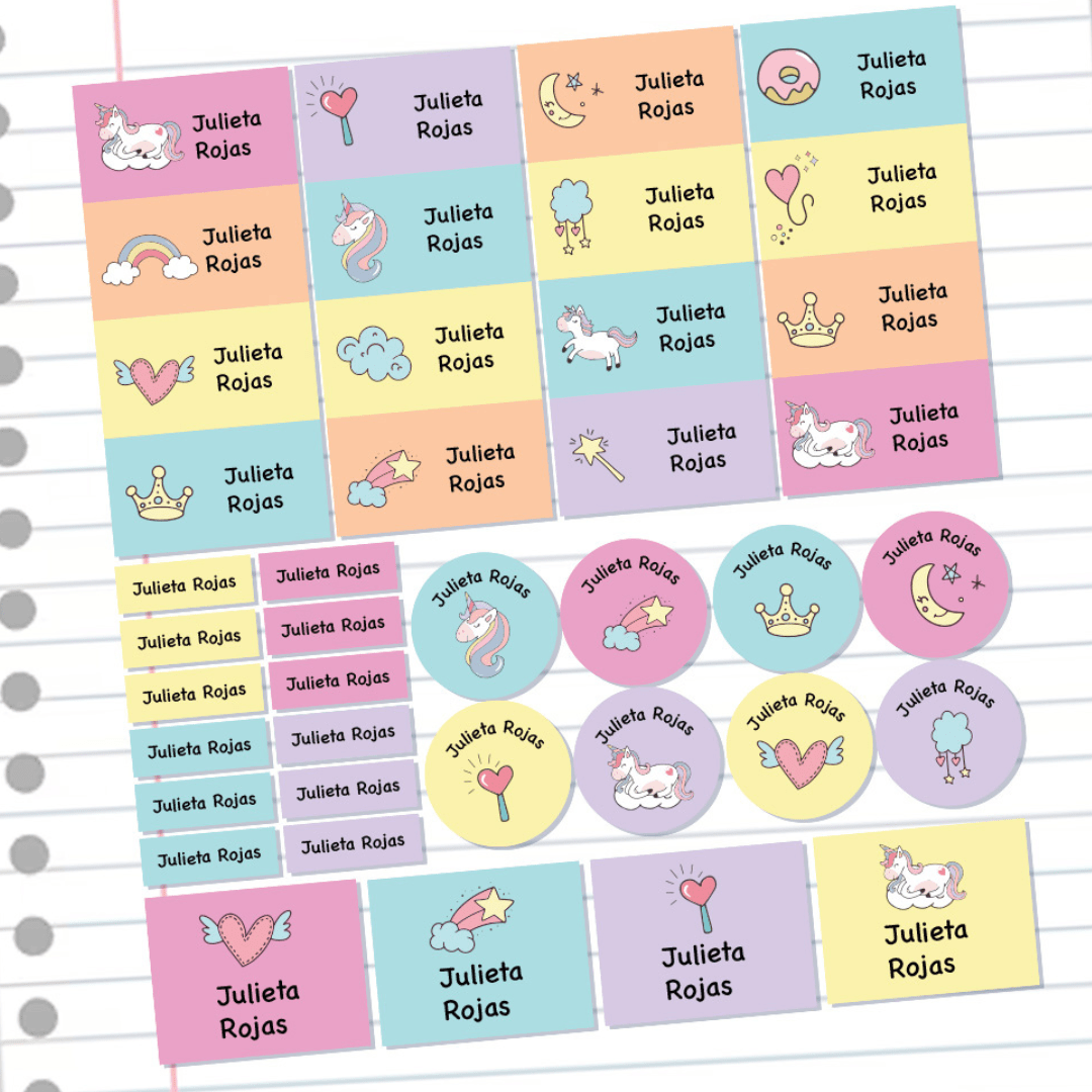 Stickers personalizados de 4 tamaños - Temáticos - Marca2