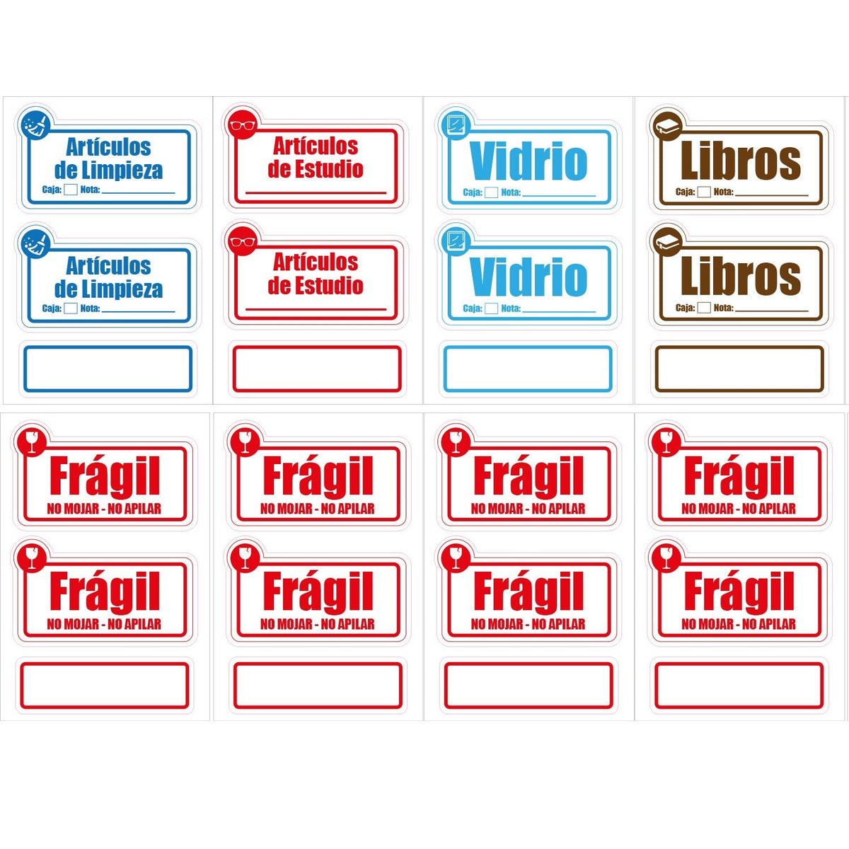 Stickers Set Mudanza - Marca2
