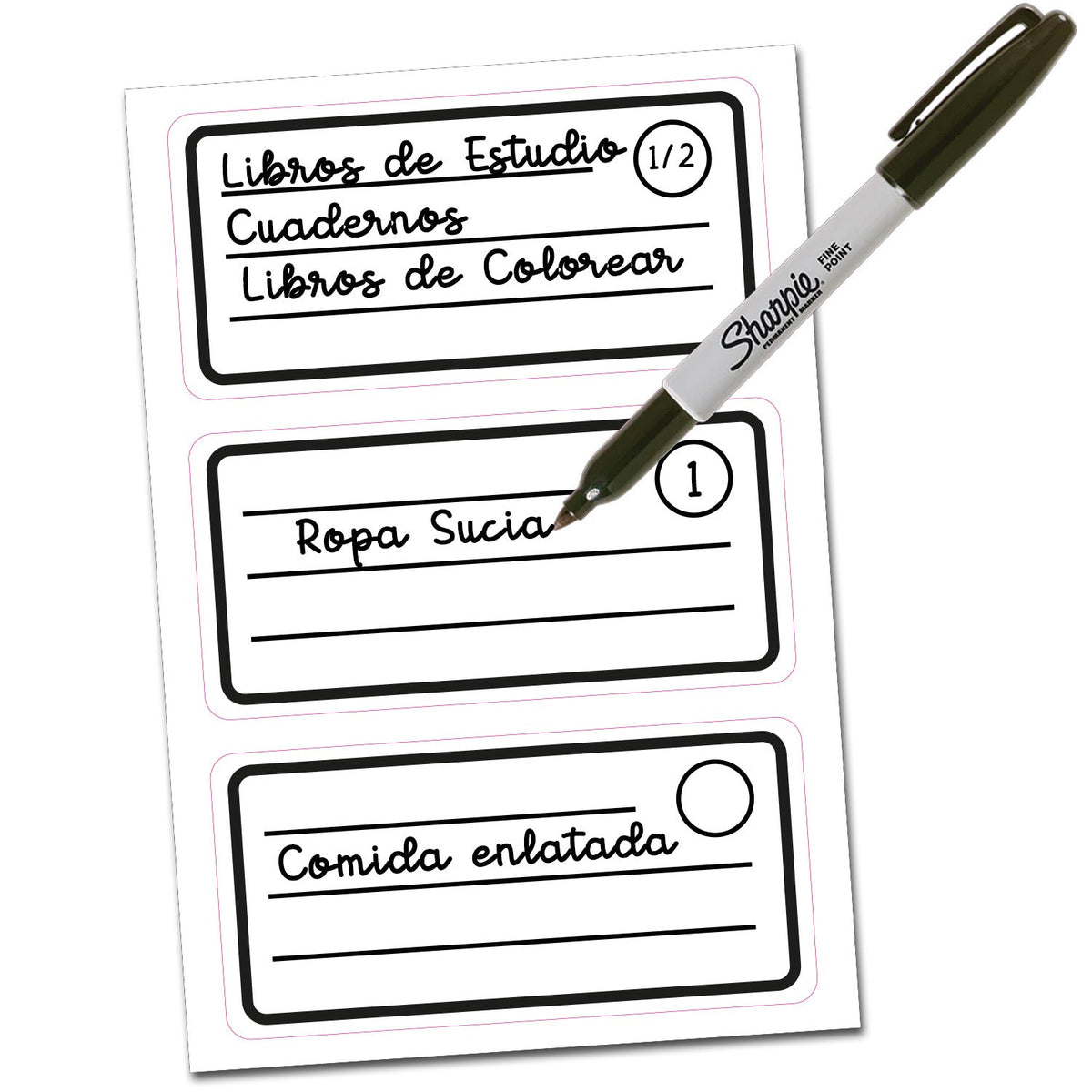 Stickers Set Mudanza - Marca2